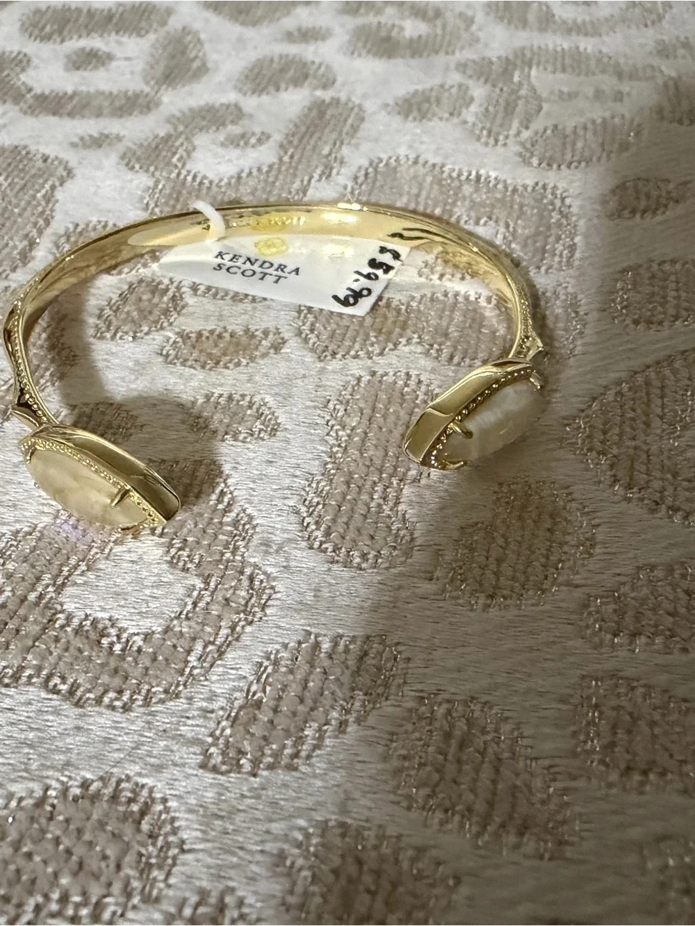 NWT Kendra Scott Gold Marquise Open Cuff Bracelet
